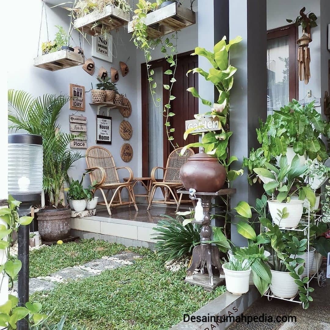 Teras Cantik dengan Tanaman Hias: Ide dan Inspirasi (Bagian 2)