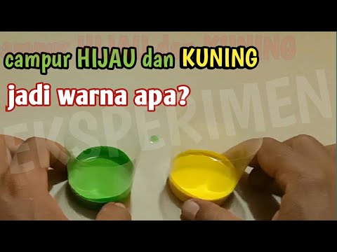 Hijau dan Kuning Jadi Warna Apa?