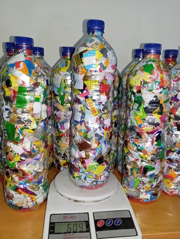Berapa Berat Ideal Ecobrick Botol 1500 ml?
