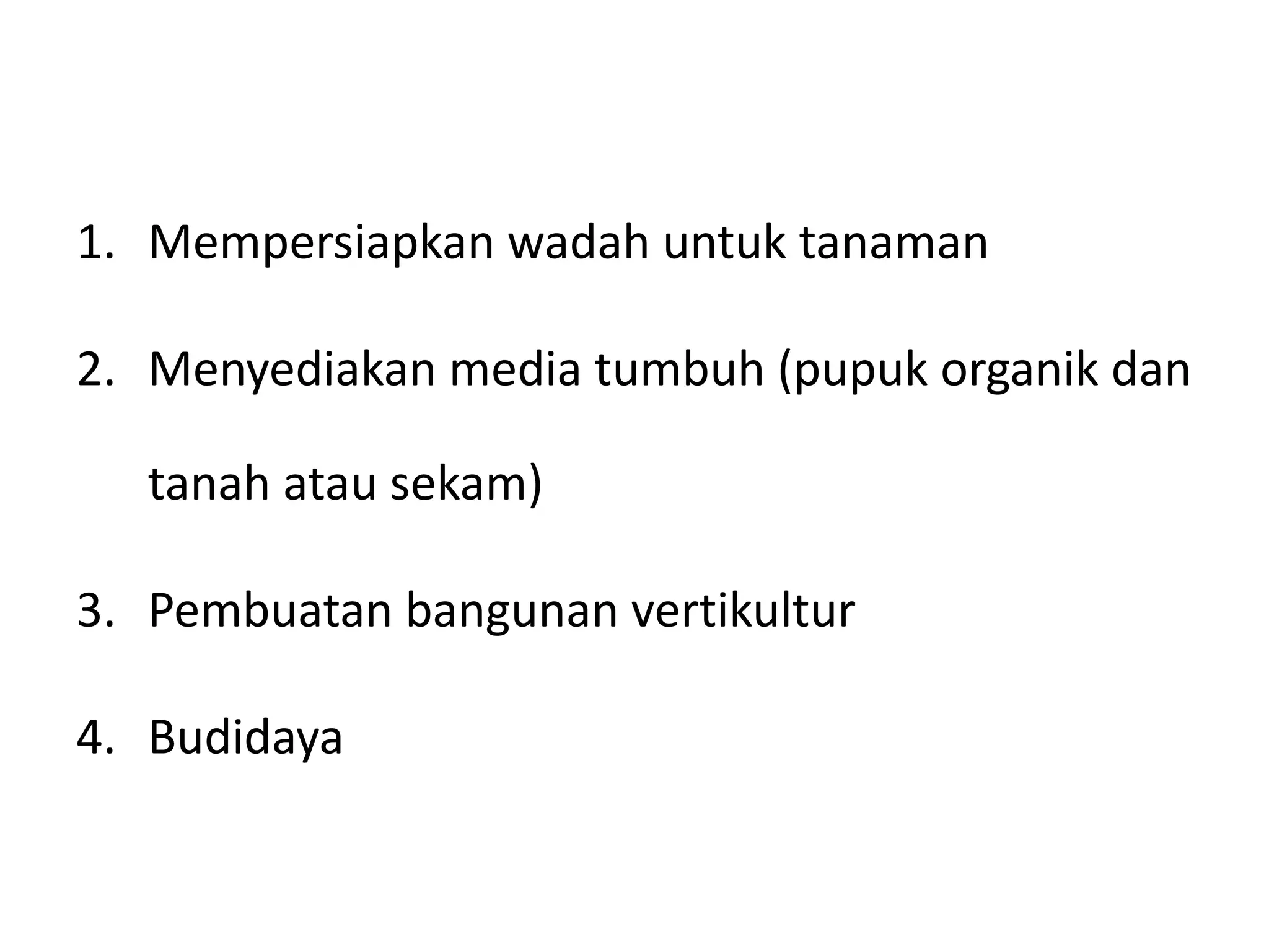 Wadah Vertikultur: Pilihan dan Pertimbangan