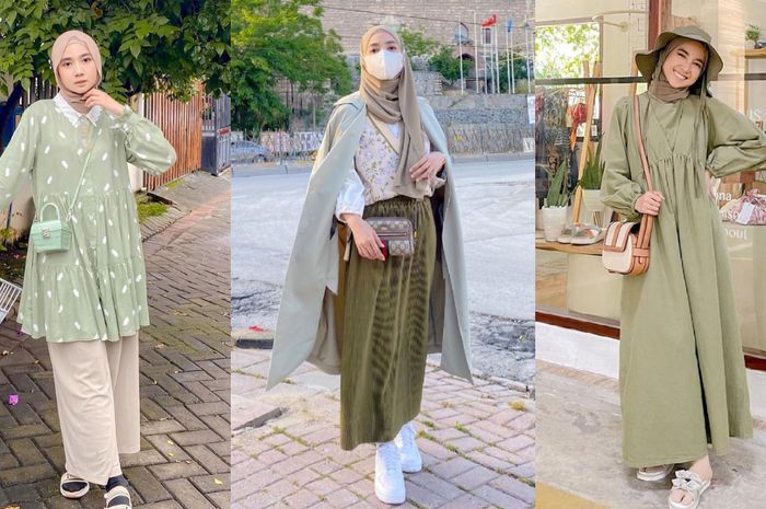 Hijab Warna Apa yang Cocok dengan Baju Hijau Sage?